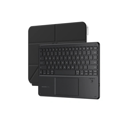 Etui z klawiaturą AMAZINGTHING Minimal Case Keylite Combo na iPad 11" 2025 - czarne