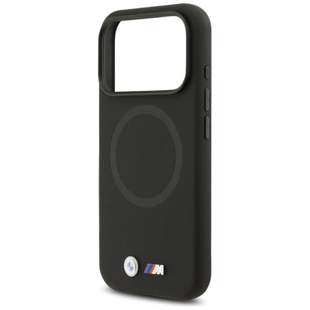 Etui BMW M FW Metal Logo MagSafe do      iPhone 17 Pro czarny