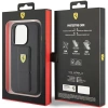 Etui Ferrari Grip Stand Metal Logo na iPhone 15 Pro Max - czarne