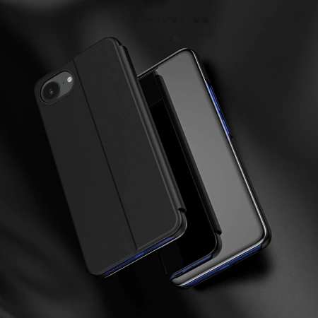 HURTEL ETUI CLEAR VIEW CASE DO IPHONE 16 E POKROWIEC Z KLAPKĄ TRANSPARENTNY