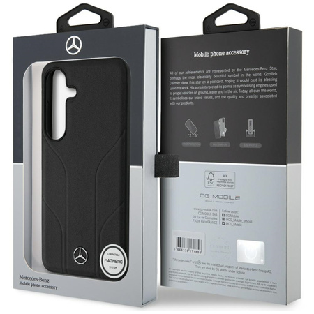 MERCEDES ETUI LEATHER DEBOSSED LINES DO SAMSUNG GALAXY S25+ OCHRONA