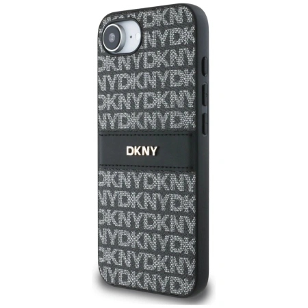 DKNY ETUI REPEAT TEXTURE PATTERN WITH TONAL STRIPE DO IPHONE 16E LUKSUSOWE