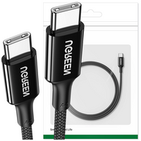 Kabel Ugreen US557 USB-C / USB-C PD 100W 1m - czarny