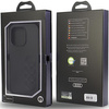 Etui Audi Synthetic Leather na iPhone 14 Pro - czarne AU-TPUPCIP14P-TT/D1-BK