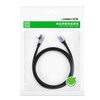 Ugreen kątowy kabel przewód USB Typ C - USB Typ C Power Delivery 60 W 20 V 3 A 2 m czarno-szary (US255 50125)