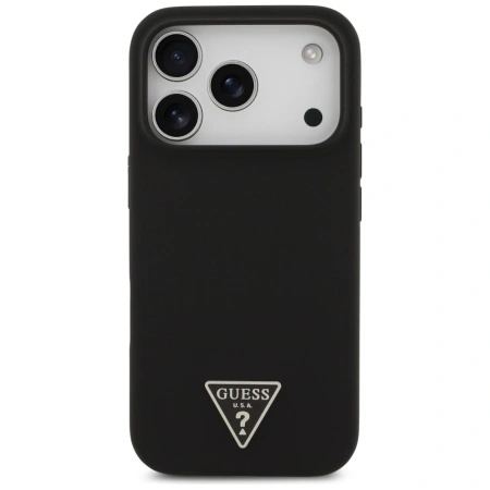 GUESS ETUI CASE SILIKONOWE DO IPHONE 17 PRO MAX LOGO MAGSAFE