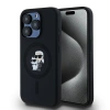 KARL LAGERFELD POKROWIEC HARDCASE SILIKONOWY DO IPHONE 15 PRO Z DO MAGSAFE