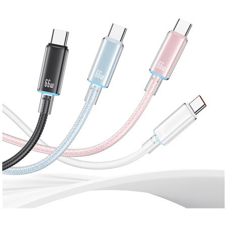 USAMS KABEL USB-A DO USB-C 6A DO TELEFONÓW 1,2M ZASILANIE SZYBKIE