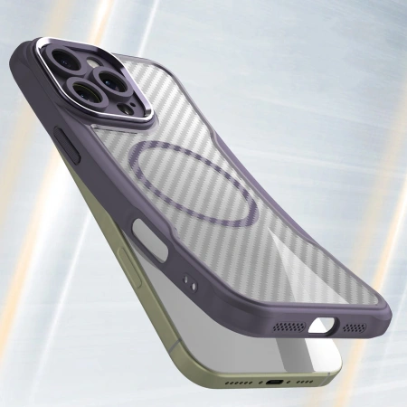 HURTEL ETUI SILIKONOWE LEADING SERIES DO MAGSAFE DO IPHONE 16 PRO MAX PEŁNA
