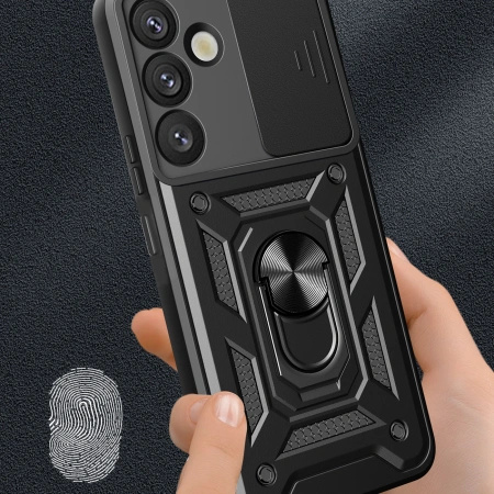HURTEL ETUI PANCERNE HYBRID ARMOR CAMSHIELD DO SAMSUNG GALAXY S25+ Z OSŁONĄ