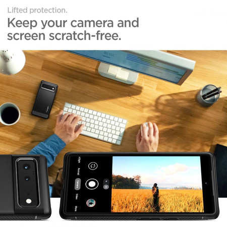 SPIGEN RUGGED ARMOR GOOGLE PIXEL 6 MATTE BLACK
