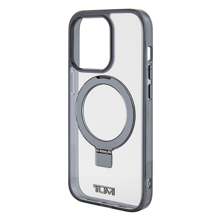 Tumi TUHMP15LSSFC iPhone 15 Pro 6.1biały/white hardcase Transparent Ring Stand Magsafe