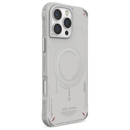 Skinarma etui Mecha iPhone 16 Pro Max    6.9 Magnetic Charging jasno szary/light grey