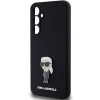 Etui Karl Lagerfeld Silicone Ikonik Metal Pin na Samsung Galaxy S23 FE - czarne