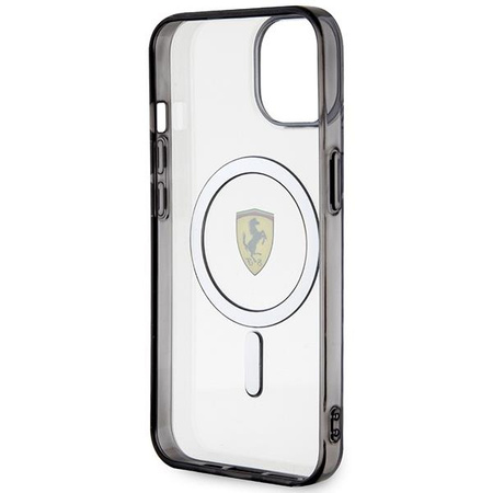 Etui Ferrari FEHMP14MURKT na iPhone 14 Plus przezroczysty/- przezroczyste hardcase Outline Magsafe