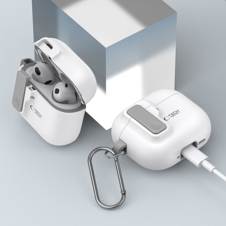 TECH-PROTECT ETUI SLIM HOOK DO APPLE AIRPODS 4 Z DODATKOWĄ OCHRONĄ I WYGODĄ