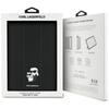 Karl Lagerfeld KLFC11PM24SAKCK iPad Pro 11 2024 Book Cover czarny/black Saffiano Magnetic Karl &Choupette