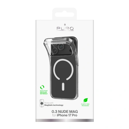 PURO ETUI 0.3 MAG ULTRA-SLIM TPU DO IPHONE 17 PRO MAX KOMPATYBILNE