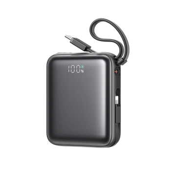 JOYROOM POWERBANK JR-PBF27 10000MAH 22.5W Z WBUDFANYMI KABLAMI USB-C