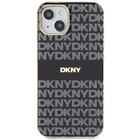 DKNY ETUI HARDCASE DO IPHONE 15 14 13 DO MAGSAFE IML MONO STRIPE CZARNE