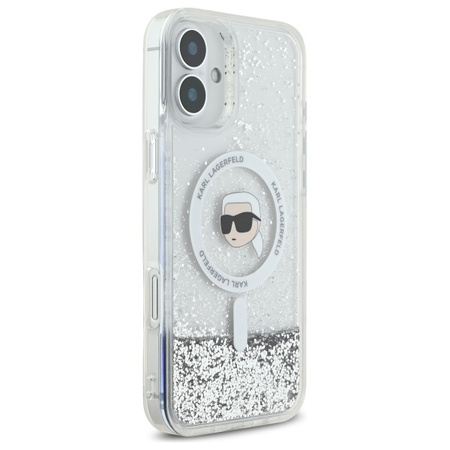 KARL LAGERFELD ETUI HARDCASE DO IPHONE 16 PLUS 6.7 DO MAGSAFE LIQUID