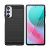 Elastyczne etui wzór karbon do Samsung Galaxy M54 Carbon Case - czarne