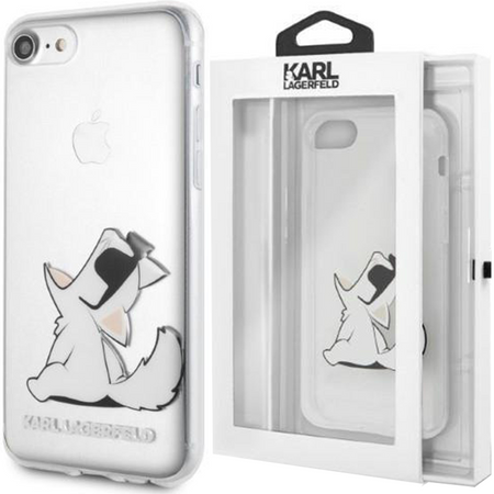 Karl Lagerfeld KLHCI8CFNRC iPhone 7/8 SE 2020 / SE 2022 hardcase transparent Choupette Fun