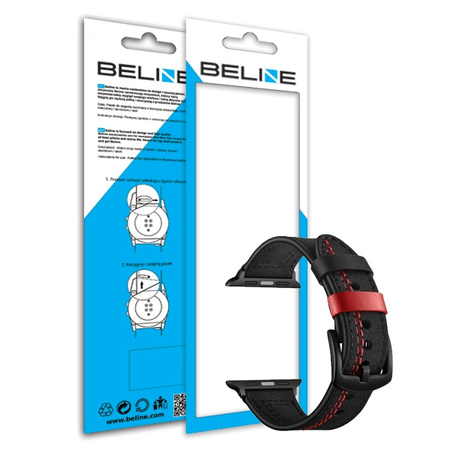 BELINE PASEK WATCH 22MM DO ZEGARKA CASUAL CZARNY DO MODELI 22 MM WYTRZYMAŁY