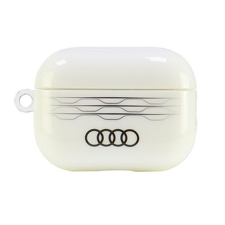 AUDI ETUI POKROWIEC DO AIRPODS PRO 2 Z GEOMETRYCZNYM WZOREM DO MAGSAFE