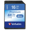 VERBATIM KARTA PAMIĘCI SDHC 16GB U1 DO SMARTFONÓW TABLETÓW PRĘDKOŚĆ 10MB/s
