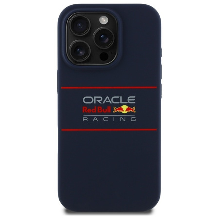 Red Bull RBHMP15X24SIHSRV iPhone 15 Pro  Max 6.7 hardcase granatowy/navy Silicone Horizontal Logo MagSafe