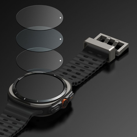 RINGKE SZKŁO HARTOWANE DO GALAXY WATCH ULTRA 47MM ANTIPOZOSTAWIENIE