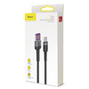 BASEUS KABEL USB DO USB-C 5A QC 3.0 HUAWEI SUPERCHARGE 1M DO TELEFONÓW