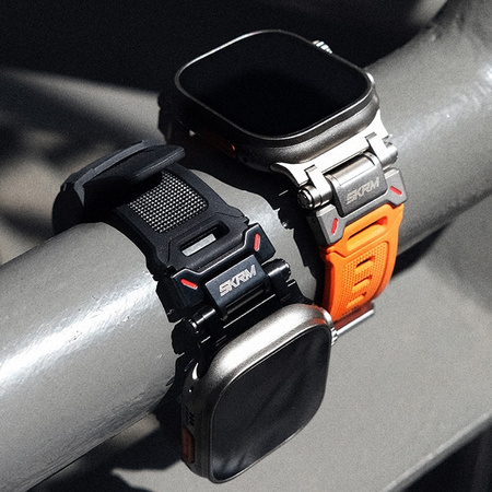 Skinarma pasek Titon Apple Watch Ultra   49mm pomarańczowy/orange