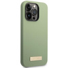Etui Guess GUHMP14XSBPLA na iPhone 14 Pro Max 6.7" zielony/khaki Silicone Logo Plate MagSafe