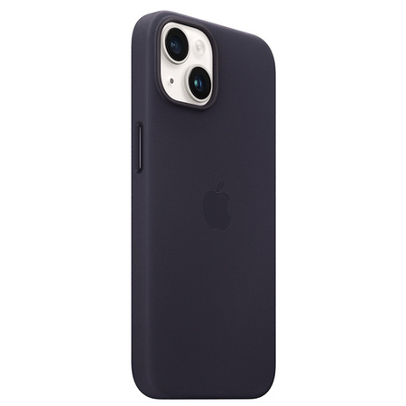 Etui Apple MPP63ZM/A iPhone 14 / 15 / 136.1 atramentowy/ink Leather Case MagSafe