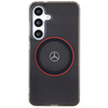 MERCEDES ETUI HARDCASE DO SAMSUNG S24 S921 DO MAGSAFE DOUBLE LAYER CZARNY