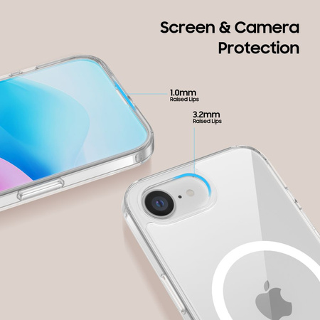 TECH-PROTECT FLEXAIR HYBRID MAGSAFE IPHONE 16E CLEAR