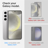 Spigen Glass tR EZ Fit Optik Pro 2 Pack, yellow - Samsung Galaxy S24+
