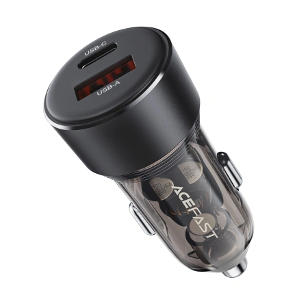 ACEFAST ŁADOWARKA SAMOCHODOWA 60W USB-A USB-C DO TELEFONÓW Z FUNKCJĄ QC 3.0
