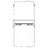Etui Spigen Ultra Hybrid Pro Mag MagSafe na Samsung Galaxy Z Flip 7 - przezroczysto-białe
