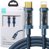 Joyroom kabel przewód USB Typ C - Lightning PD 20W 1.2m niebieski (S-CL020A12-blue)