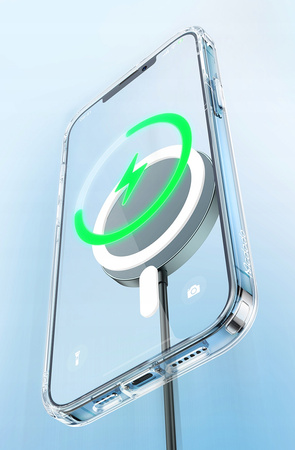 Etui do telefonu McDodo przezroczyste magnetyczne do iPhone 12/12PRO
