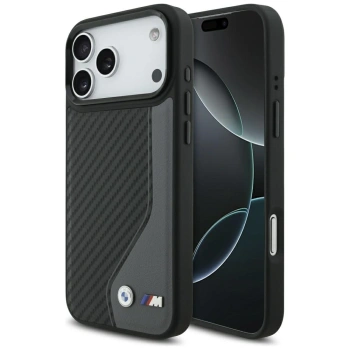 BMW ETUI CASE POKROWIEC DO MAGSAFE IPHONE 17 PRO MAX M CARBON LOGO