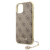 Etui Guess GUHCN61GF4GBR na iPhone 11 / Xr brown/brązowy 4G Charms Collection