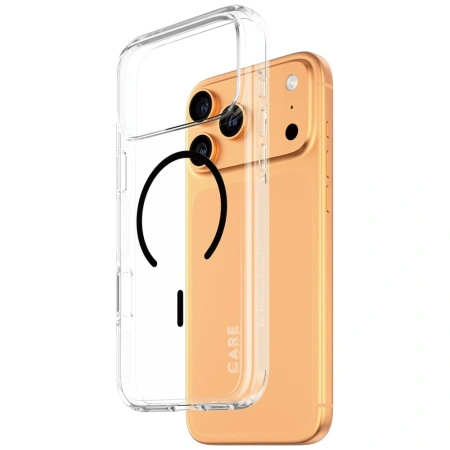 Etui CARE by PanzerGlass Flagship Urban Explorer w. Black MagSafe na iPhone 17 Pro Max - przezroczyste