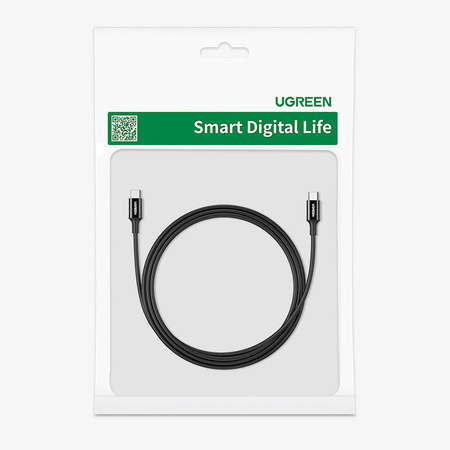 Ugreen kabel przewód USB Typ C (męski) na Typ C (męski) 1 m biały (US300)