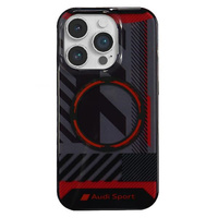 AUDI CASE DO MAGSAFE DO IPHONE 14 PRO 6.1 IML SPORT AU-IMLMIP14P-RSQ/D2-BK