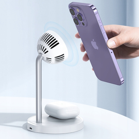 Docking Station, 2-in-1, Magnetic, for iPhone, Airpods, black, Mcdodo