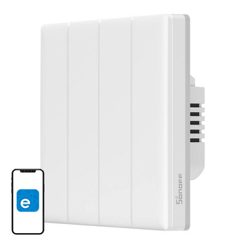 SONOFF TX T5 DOTYKOWY PRZEŁĄCZNIK WIFI DO INTELIGENTNEGO DOMU 4 KANAŁY